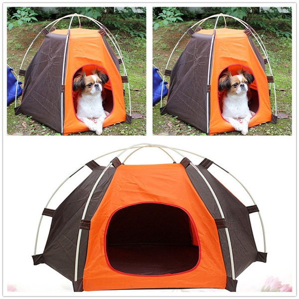 Pop up pet outlet tent