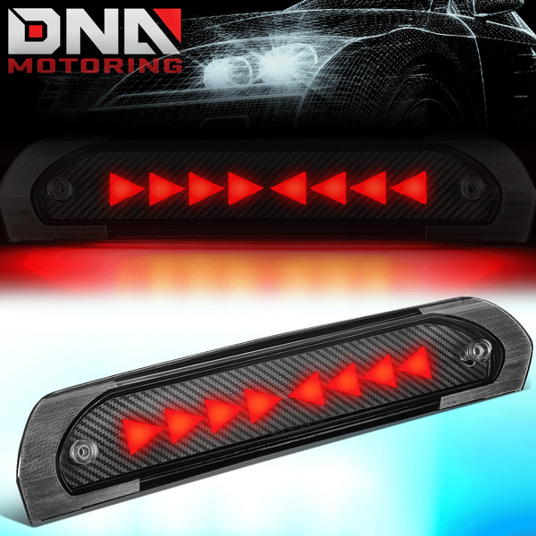 DNA Motoring 3BL-DRM02-3D-T4-LED-BK Sequential LED 3rd Third Tail Brake Light Stop Lamp For 02-09 Dodge Ram 