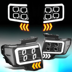 passenger, right, led, projector