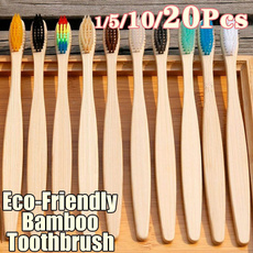rainbow, dentalcare, Wooden, Toothbrush
