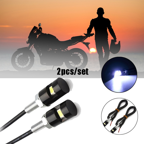 battery powered motorcycle license plate light