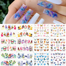 nail decoration, butterfly, nail decals, Fashion