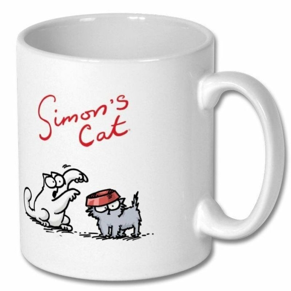 Simons Cat Mug Design Rounded Hungry Simon Cup Funny Coffee 