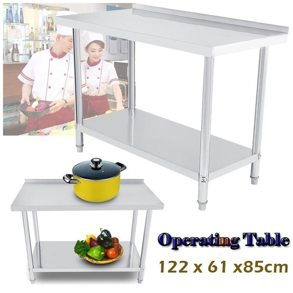Work Bench Table Platform Operating Work Station Stainless Steel ...