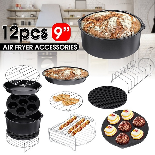 12pcs Air Fryer Accessories 8 Inch Fit For Airfryer 5.2-6.8qt