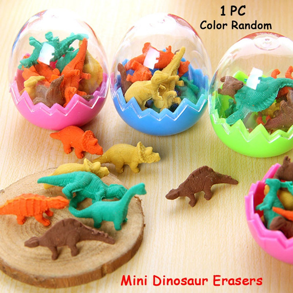 dinosaur egg eraser rubber pet dragon kids toys gifts 
