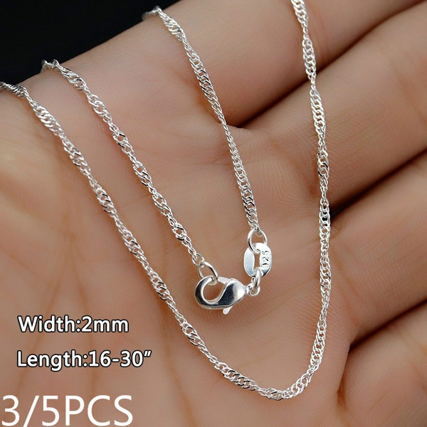 Wave Chain Necklaces 