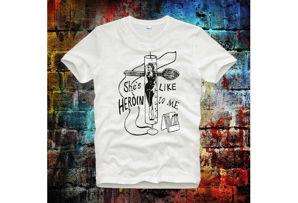 The Gun Club Tシャツ She Like Heroin to Me - mirabellor.com