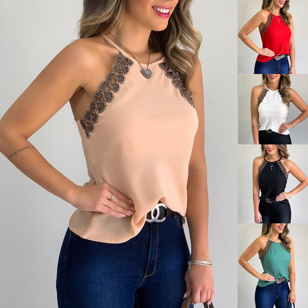 Women's Fashion Sexy Halter Neck 