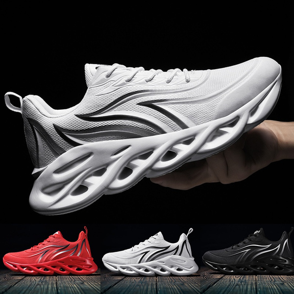 new men's breathable running shoes