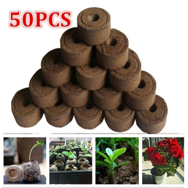 10pcs Peat Pellets Soil Block Plant Garden Starting Plugs Starter 10pcs Peat Pellets Soil Block Plant Garden Starting Plugs Starter