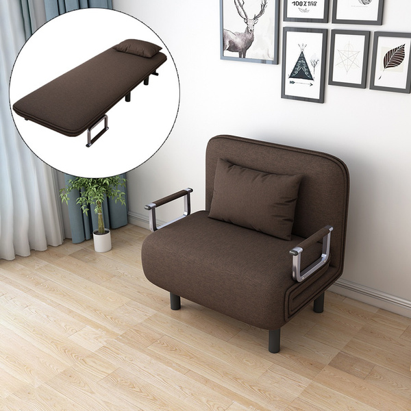 Details about   Convertible Sofa Bed Folding Arm Chair Sleeper Leisure Recliner Lounge Couch AAA 