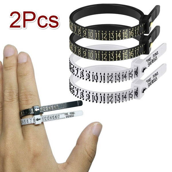 US Size US Ring Finger Measuring Tool, Measuring Rope With Size Hand