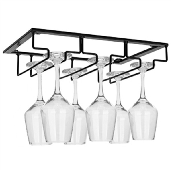 1/3/4 Rows Wine Glass Rack Wine Glass Holder, Glass Storage Hanger