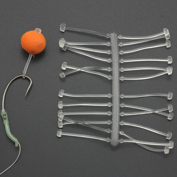 10Set=60PCS Carp Fishing Boilie Insert Hair Rig Fishing Bait Stop AccessorieH_BE