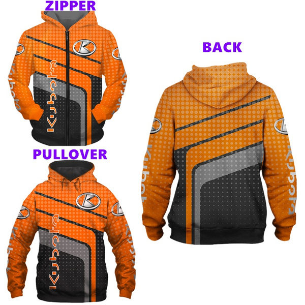 kubota zip up hoodie