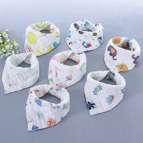 water wash gauze saliva towel baby triangle scarf Baby Bib Bib Bib ...