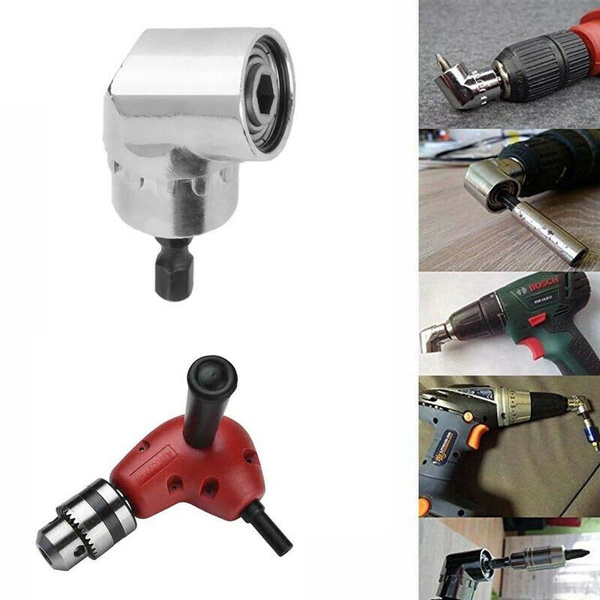 1PC 105 Angle Extension Hex Drill/90 Degree Electric Right Angle Drill  Adapter