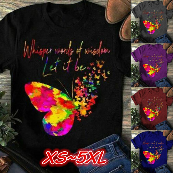 butterfly shirt plus size