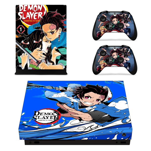 Anime Cartoon Kimetsu no Yaiba Demon Slayer Cosplay Xbox One X Console  Controllers Vinyl Skin Decal Stickers for Xbox one X Skin | Wish