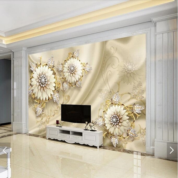Custom 3D Photo Wallpaper For Bedroom Walls Mural European Style Soft Bag  Luxury Living Room TV Background Decor Wall Painting - AliExpress