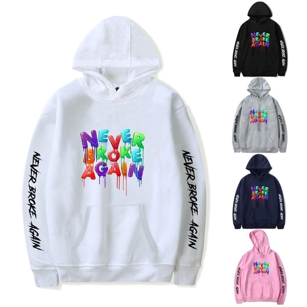 Never broke again deals hoodie white