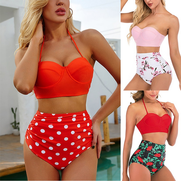 plus size bandeau top swimsuits