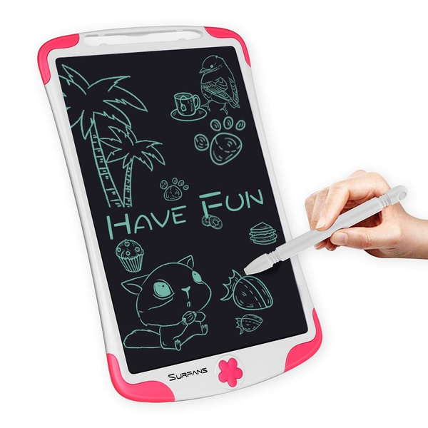 Surfans LCD Writing Tablet, 10 inch Drawing Board Doodle Pad for