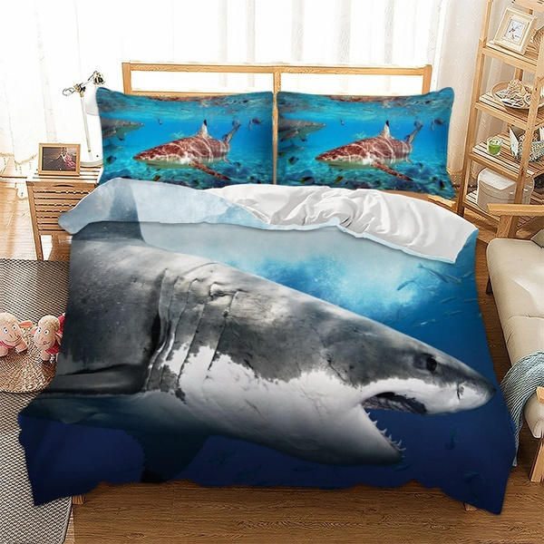 Bedding Queen Size Set Shark Duvet Cover Animal Bedding Set Shark   5e5316c9eafc168f15e83d9e Large 