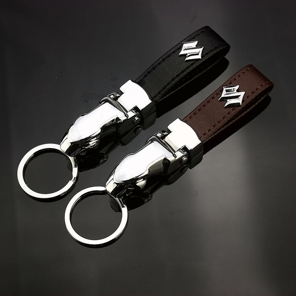Stainless Steel Keychain for Suzuki Grand Vitara 5D Key Ring Pendant Keychain 