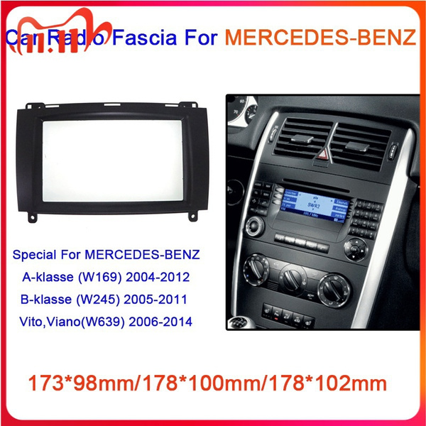 Car Radio Fascia For MERCEDES-BENZ A-klasse W169 B-klasse W245