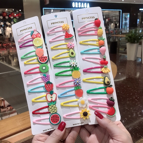 10 Pcs/Set Cartoon Fruit Hair Clips for Girls Kids Cm Hairpins Children Lovely Hair Clips Hair Accessories | Wish 10 Pcs/Set Cartoon Fruit Hair Clips for Girls Kids Cm Hairpins Children Lovely Hair Clips Hair Accessories | Wish