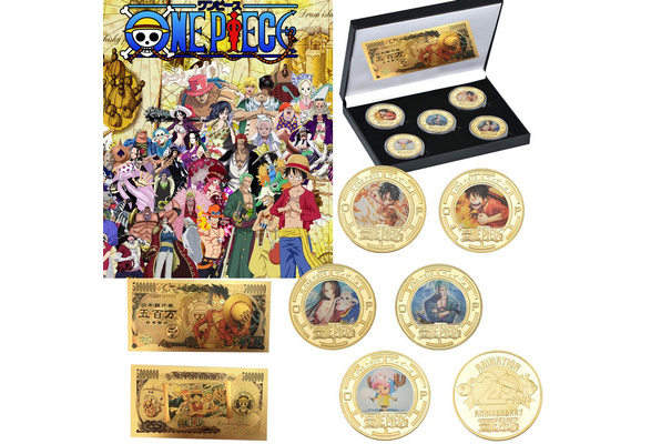 one piece anime gold coin wholesale.