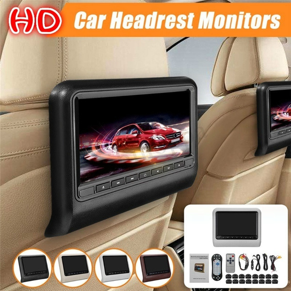 9-inch Car Headrest DVD Player with Rear Seat Monitor 800*480 HD 