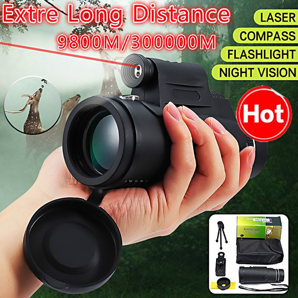 50x60 HD Protable Monoculars Telescope High Powered Waterproof Night ...