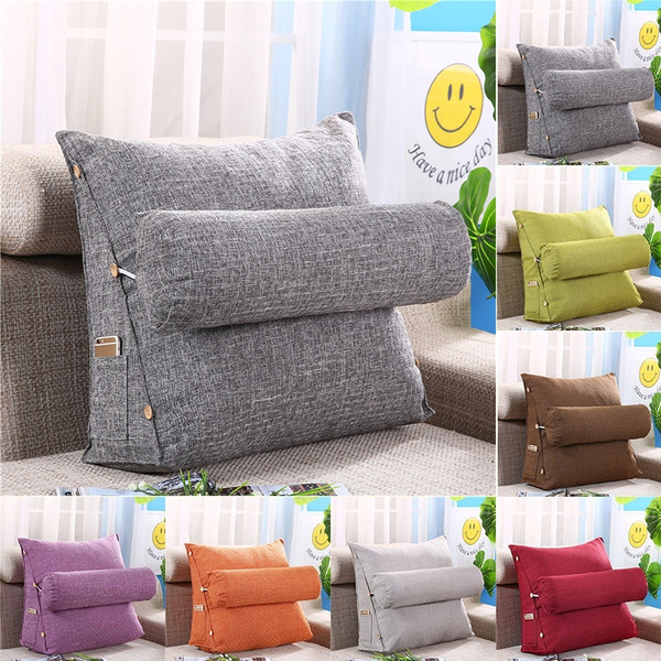 Lounger Bed Rest Back Pillow Support Backrest Seat Cushion TV Reading 