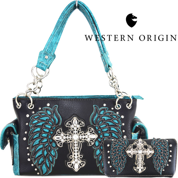 Montana West Brown Jeweled Cross Shoulder Bag Purse Rhinestone Spiritual  Handbag | eBay