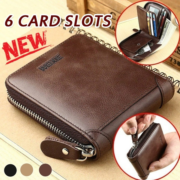 New Men s Fashion Wallet Short Wallets Brand Casual Zipper Coin Purse Male Card Holder Wallet Gifts for Men