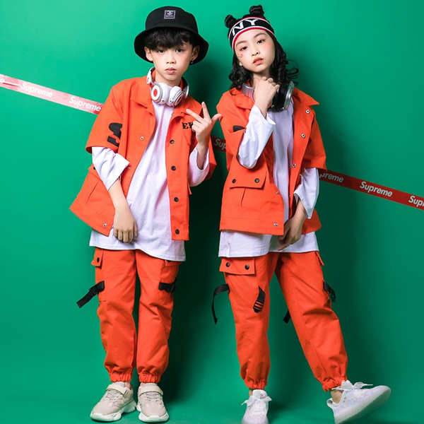 Pinyu-Clothing Sets - Stage Competition Korean Style Jazz Hiphop Dance Costume  Hip Hop Clothes Children Pop Street Dance Wear Suit for Kids Boys Girls  (Set 1 8) : Amazon.ae: Baby Products