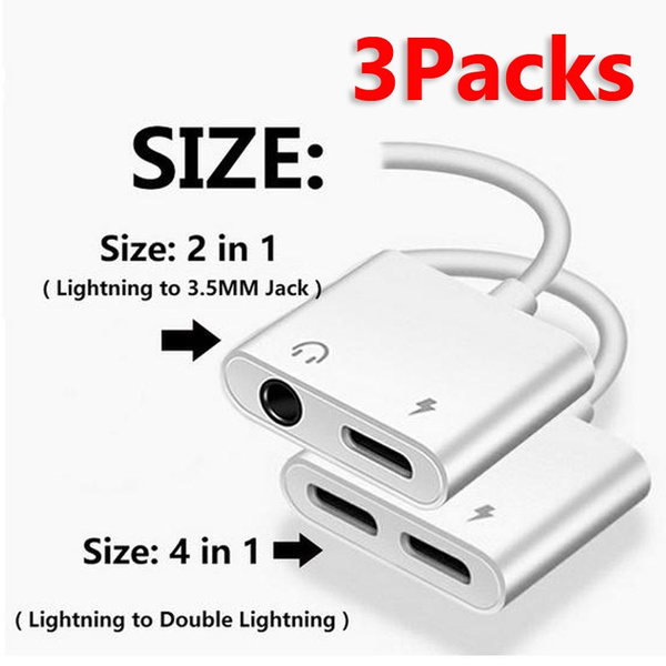 Charger Splitter Headphone Adapter | Wish