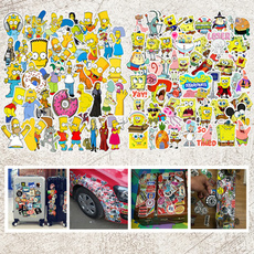 whitesticker, Stickers, Sponge Bob, Luggage