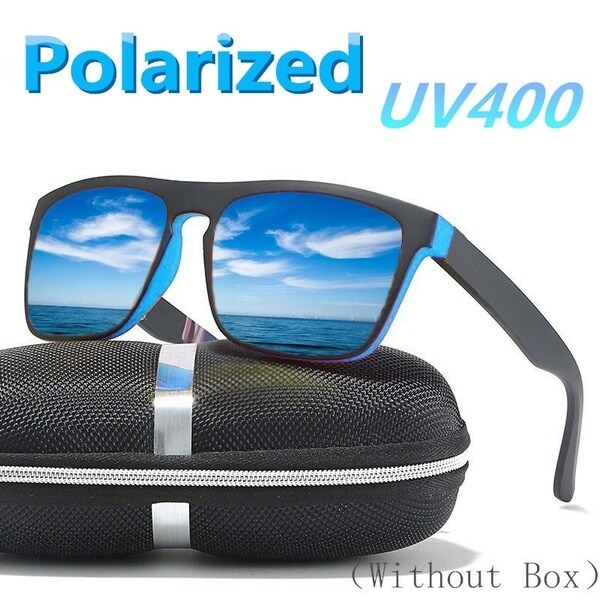 Men Women Classic Polarized Sunglasses Polarized Sunglasses for Man Driving  Sport Fashion Male Eyewear Orange Blue Lenses Oculos De Sol UV400
