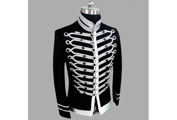 Men's Black Ceremonial Hussar Officers Military Jacket – Imperial Highland  Supplies