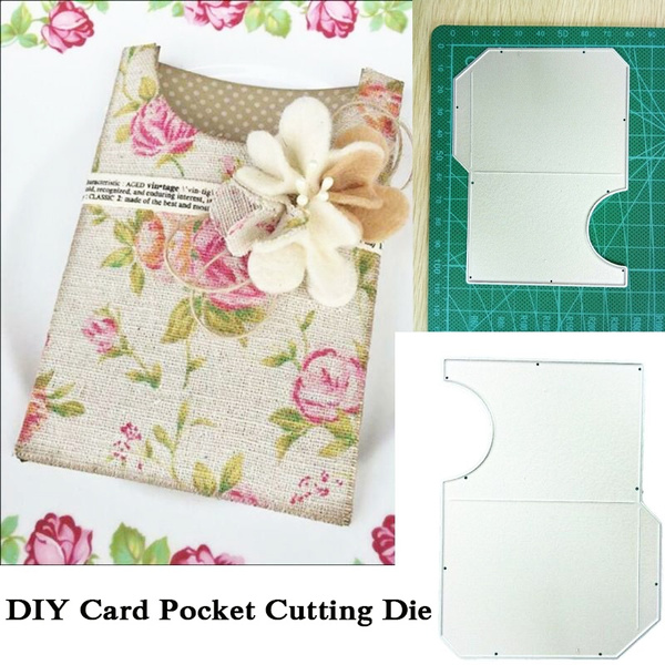 Card pocket Bag Scrapbooking Metal Cutting Dies Decorative Making Embossing DIY Card pocket Bag Scrapbooking Metal Cutting Dies Decorative Making Embossing DIY