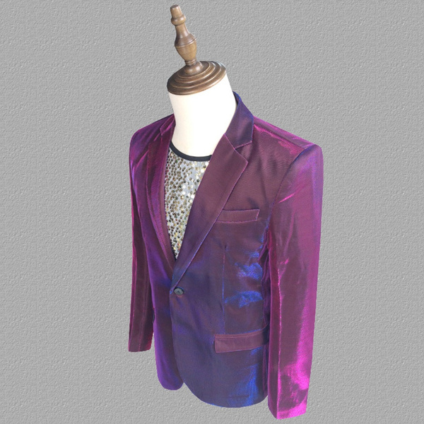 purple formal jacket