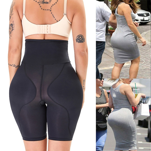 Fashion Women Butt Lifter Tummy Control Body shaper Booty Plump Hip  Lingeries Buttock Enhancer 2 Sponge Padded Fake Ass Thigh Trimmer