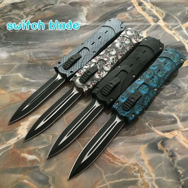 9\ Benchmade Tactical OTF Automatic Spring Knifes Hunting Stiletto