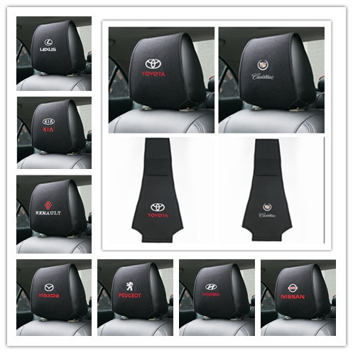 Auto Headrest Travel Neck Support Holder Automobiles Seat Covers For Car Toyota Ford Cadillac Suzuki Peugeot Citroen And So All Without Only Cover Wish - Bucket Seat Covers Without Headrest