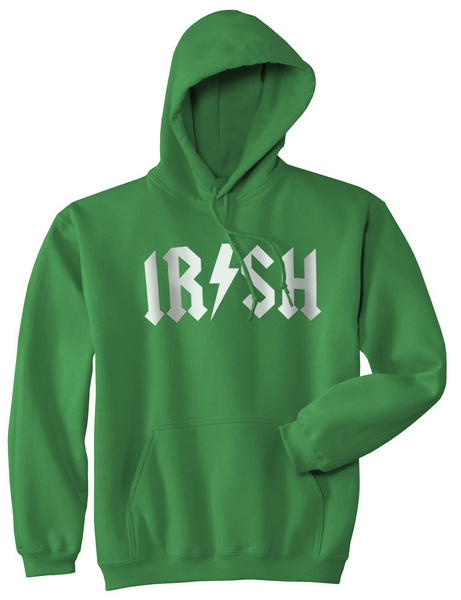 Irish Rockstar Funny Saint Patricks Day Shamrock Clover SweatShirt For St Pattys 