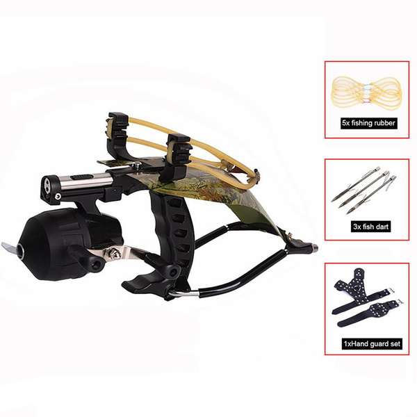 Professional Hunting Fishing Slingshot Set Laser Slingshot Catapult ...